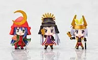 Nendoroid Pulasu Lucky Star Cosplay 3-Variety Set with Roots, Kinki Limited Edition 2nd ~ Sengoku Busho no Maki ~ "Lucky Star"