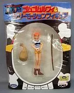 Nami "ONE PIECE" Rubber Luffy & Free Motion Figure