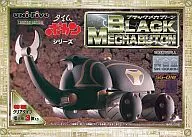 Botón mecánica negra "Time Bokan" verdadera aleación SG 01 b