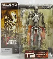 T-800 ENDOSKELETON -T-800 End Skeleton - "TERMINATOR 2" Movie Maniax Series 5 Action Figure
