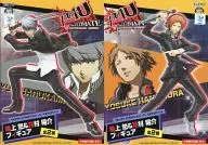 All 2 types set "Persona 4 : Ultimate Inn Mayonnaise Nakaarena" Narukami Yu & Hanamura Yosuke Figurines