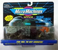 U.S. Enterprise NCC-1701-C & Borg Ship & Ferengi Marauder 3-piece set "New Star Trek" Micro Machines 6