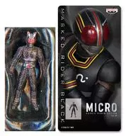 MASKED RIDER BLACK (with Box and Mount) "MASKED RIDER BLACK" MICRO Kamen Rider Series vol. 4