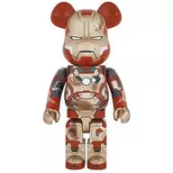 BE @ RBRICK - Bear Brick Iron Man Mark XLII (42) Damage Ver. 1000% "Iron Man 3"