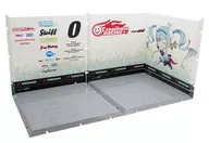 150 Racing Miku 2018 Pit D "Character Cter Vocal series 01 Miku Hatsune" 1/12 "1/12 Figure Display Diorama