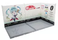 Jioramanshon 150 Racing Miku 2018 Pit E "Character Cter Vocal Series 01 Hatsune Miku" 1/12 Figure Display Diorama