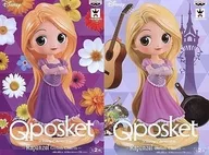 Conjunto de 2 tipos "Enredados" Q posket Disney Characters -Rapunzel Girlish Charm -