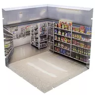 Jioramansyon 150 Convenience Store 1/12 Display Diorama for Figures