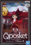 Captain Hook "Peter Pan" Disney Character Q posket petit -Villains II -