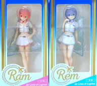 Rem & Lamb (2 set) WF Limited Ver. "Re:Zero kara Hajimeru Isekai Seikatsu" Super Premium Figure "Lamb" ¡Bienvenidos a Lugonica Airlines!