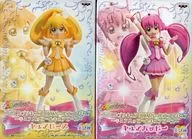 2 Types Set "SMILE PRECURE!" DX Girls Figure ~ Cure Happy & Cure Peace ~