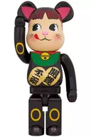 BE @ RBRICK - Bear Brick - Manekineko Pekochan Black Plated 1000% FUJIYA Net Shop Family Town & Project 1/6 Limited Lottery Sale