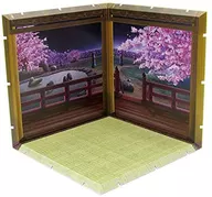 Apreciación nocturna de sakura 150 Visualización de figuras 1/12 diorama