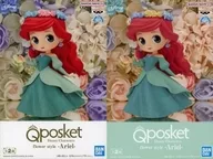 All 2 sets "THE LITTLE MERMAID" Q posket Disney Characters flower style -Ariel -