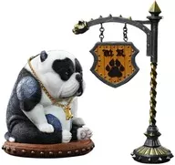 Street Fighter Dog B2 Produto acabado revestido de resina