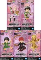 全5種セット 「NARUTO-ナルト-」 NARUTOP99 ワールドコレクタブルフィギュアvol.4