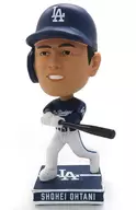 Shohei Ohtani Uniform Number 17 "Los Angeles Dodgers" CITY CONNECT 4.5 inch Mini Big Bobblehead