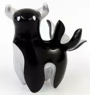 Kakuushi (black body / silver) sofvi figurine