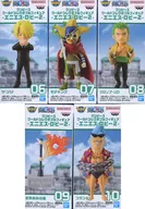 Juego de 5 tipos "ONE PIECE" World Collector Bull Fighting - Anyes Robbie 2 -