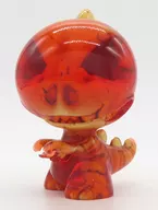 RAAAR! (Rojo) Esqueleto Double Cast 3 pulgadas Figura de resina