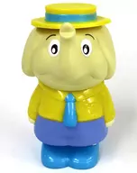 ぞうさん貯金箱(イエロー) ソフビフィギュア ノベルティ
