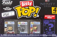 ロキ＆ブラックパンサー＆アイアンマン＆ミステリー(4体セット) 「マーベル・スタジオ：インフィニティ・サーガ」 Bitty POP!