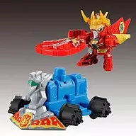 Horse Breaker Zhang Fei Gundam + Hakugin Ryusei Uma 「 SD Gundam Sangokuden 」