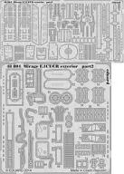 1/48 Mirage F. 1CT/CR Exterior Parts Set (for Kitty Hawk) Etching Parts [EDU48804]