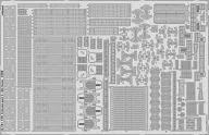 1/200USS亞利桑那零件SET零件3救生艇(TRP)蝕刻零件[EDU53104]