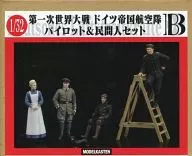 1/32第二次世界大战一帝国航空队飞行员&民间人SET B[F-7]