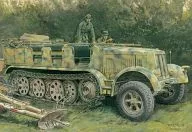 1/35 Deutschland Sd. Kfz. 7 8 toneladas de semioruga producido en 1943 + soldados alemanes de semioruga a bordo (10 cuerpos) Japan Special Planning Limited Set [SP-93]
