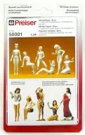 1/24 Eva Woman Pose set (conjunto de 7 corpos) [58001]