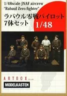 1/48 Batalla de Rabaul 0 Piloto 7 Set [F-5]