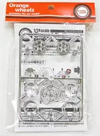 1/24 6-spork メッキタイプ メッキ4個(1台分) 「オレンジウィールズ」 ディティールアップパーツ [OW-6]