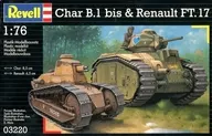 1/76 Char B.1 bis & Renault FT.17 [03220]