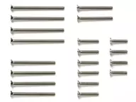 Stainless Steel Countersunk Screw Set (10 / 12 / 20 / 30 mm) "ku Grade Up Parts Series No. 510" [15510]