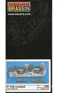 1/48F-14A Cockpit Set for Tamiya Resin Etching "BRASSIN Series" Detailed Up Parts [EDU648312]