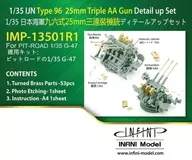 1/35 Japanese Navy 96 Type 25 mm Three-Chain Artillery Detail Up Part Set [IMP13501]