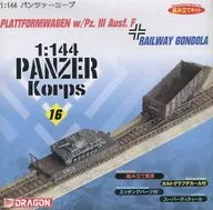 1/144 PLATTFORMWAGON w/Pz. III Ausf F "Panzer Corp No 16" [14022]