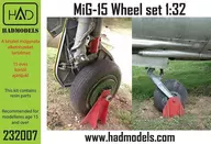 1/32 MiG-15 Wheel Set (For Transpetter) Detail-Up Parts [HAD232007]