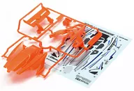 1/32 DCR-02 デクロス -02 Body Parts Set (Fluorescent Orange) "Mini 4 wd Grade Up Parts Series" Mini 4 wd Limited [95511]