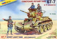 1/35 BT-7 SOVIET LIGHT TANK WITH CREW OF 4 [3545]