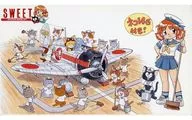 1/144九六艦戰航母戰鬥機隊的飛行SET(附14只貓！)[14150]
