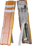 Double-Shield 2 (Clear Orange) "Plaact Option Series" [PP110]