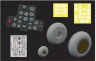 1/32 Hawk 81-A2 LookPlus Instrument Panel w / Part Set for Great Wall "LookPlus Series" Detail-Up Parts [EDU634028]