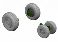 1/48 F/A-18F Wheel (For Mon Model) "BRASSIN Series" Detail-Up Parts [EDU648776]