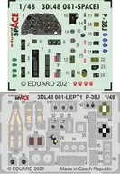 1/48 P-38J スペース 内装3Dデカール w/エッチングパーツ セット (タミヤ用) 「SPACEシリーズ」 ディティールアップパーツ [EDU3DL48081]