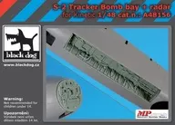 1/48 S-2追蹤器彈庫+雷達(動力用)細節設計[HAUA48156]