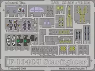 1/72 F-104C/J Zoom Etching Parts for hasegawa [EDUSS205]