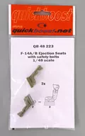 Asiento de inyección GRU-7 para 1/48 F-14A/B (2 pcs) Detalle de las piezas [QIC48223]